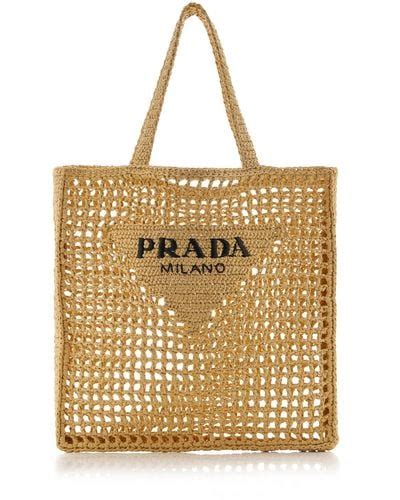 straw prada beach bag|Prada beach bag for sale.